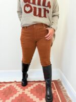 Pantalon velours côtelé  fin stretch – Image 3