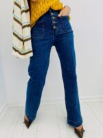 Jean Taille Haute à coupe évasée – Image 2