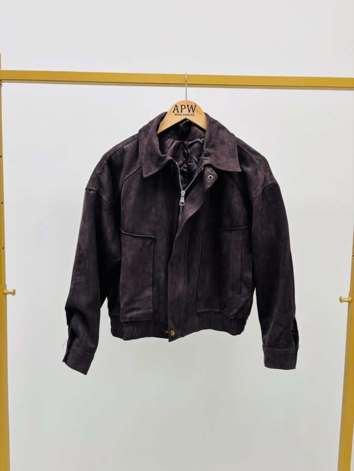 Veste en Suédine zippée – Image 2