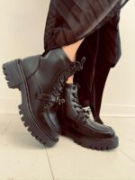Boots Montantes avec Détail boucle dorée – Image 5