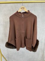 🔸 Veste zippée manches  fourrure  synthétique – Image 6