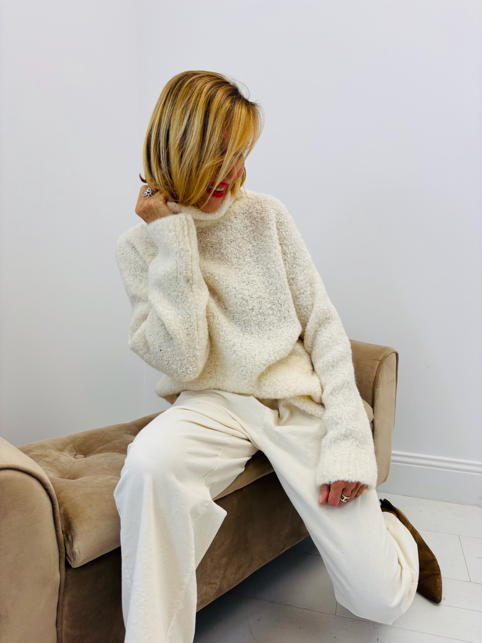 158E4D1C-20FC-4A80-A186-26512CB04F3D Pull Col montant – Kid mohair & laine – Image 8