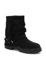 Bottines effet daim à franges – Image 7