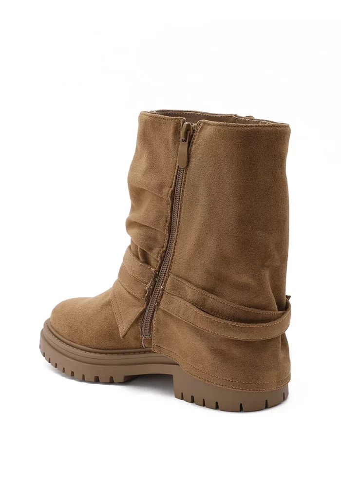 Bottines effet daim à franges – Image 4