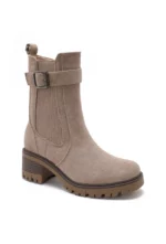 Bottines à talon bloc avec boucle – Image 4