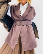 Gilet Sans Manches Ceinturé – Image 10