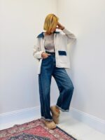 Gilet Col Chemise denim – Image 3