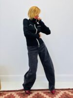 Pull/gilet col montant zippé – Image 6