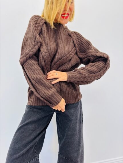 Pull Grosse Maille torsadée