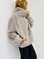 Veste en Fausse fourrure avec Col Montant – Image 8
