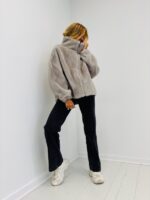 Veste en Fausse fourrure avec Col Montant – Image 7