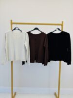 Pull Boutonné dos ou devant – Élégance réversible signée VALENTYNE – Image 2