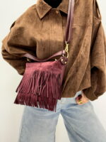 Sac en Cuir à franges – Modèle bohème chic (Copie) – Image 2
