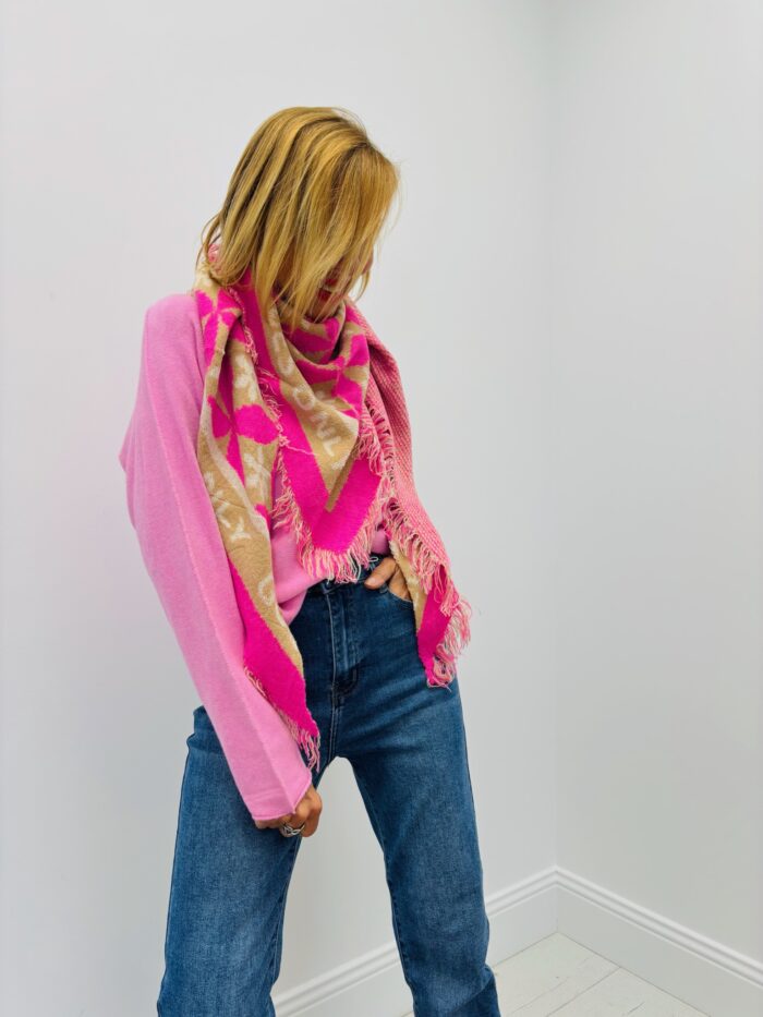 Écharpe triangle – 100% viscose – Image 2