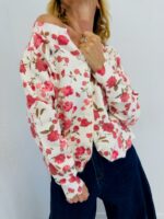 Gilet Imprimé Fleuri – 2 styles en 1
