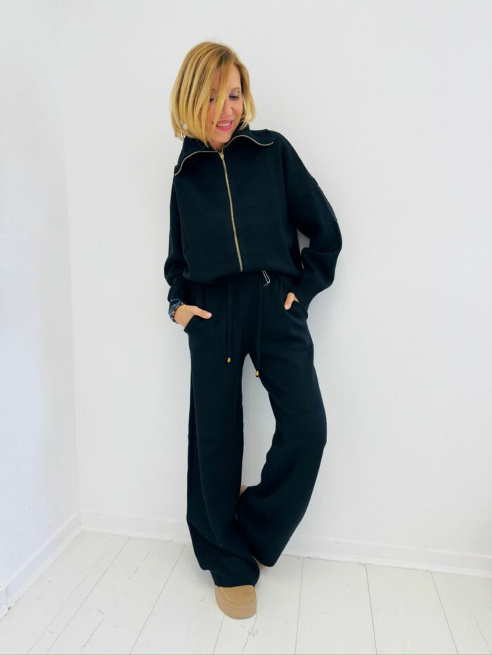Ensemble Décontracté en Maille zippé – Image 1