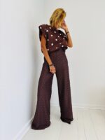 Top à épaulettes à Pois – Image 2