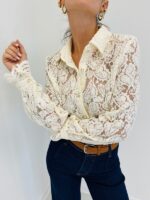 Chemise en Dentelle Florale