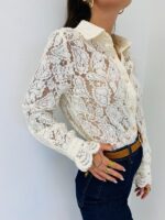 Chemise en Dentelle Florale – Image 3