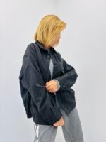 Bomber Tailleur Gris – Style Urbain & Élégance Minimaliste – Image 5