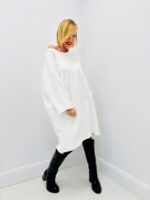 Robe Sweat Oversize 100% Coton – Style Décontracté & Modernité Pure – Image 3