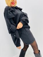 Pull Chic à Nœuds & Perles – Féminité Modernisée – Image 3