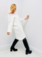Robe Sweat Oversize 100% Coton – Style Décontracté & Modernité Pure – Image 2
