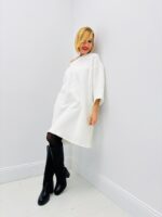 Robe Sweat Oversize 100% Coton – Style Décontracté & Modernité Pure