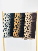 Écharpe Léopard à Dégradé – Douceur Laine & Effet Sauvage Chic