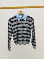 Pull Polo Rayé « 1985 » – Élégance Rétro & Modernité Douce – Image 6