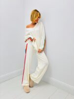 Pantalon Golden Silver – Confort Absolu & Bandes Colorées Signature – Image 2