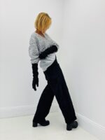 Jean Coupe Barrel Noir – Modernité Oversize & Silhouette Structurée – Image 6