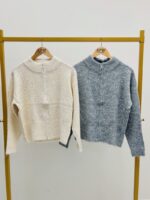 Veste Camionneur à Sequins – Chaleur Douce & Éclat Discret – Image 8