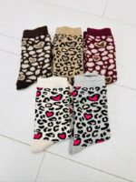 Chaussettes Léopard – Pack de 3 Paires, Motif Tendance