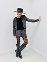 Veste Courte à Sequins & Velours – Éclat Raffiné & Silhouette Chic – Image 4