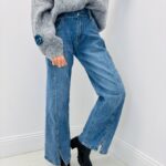 Jean Coupe Balloon Taille Haute – Modernité & Confort Stylé