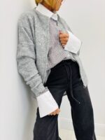 Veste Camionneur à Sequins – Chaleur Douce & Éclat Discret – Image 6