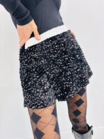 Jupe-Short à Sequins – Brillance Festive & Confort Assuré – Image 5