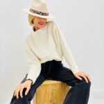 Veste Camionneur à Sequins – Chaleur Douce & Éclat Discret