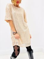 Robe Courte à Sequins – L’Éclat Festif en Toute Simplicité – Image 8