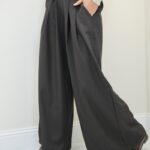 Pantalon Tailleur Large Ceinturé – Coupe Premium & Élégance Moderne