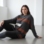 Pull oversize à motifs graphiques