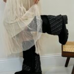 Bottes Femme cloutées à tige souple