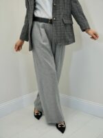 Pantalon Large Gris en Viscose – Confort Premium & Élégance Minimaliste – Image 2