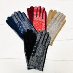 Gants Motif Bandana – Style Tendance & Douceur Hivernale