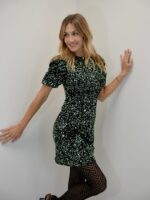 Robe Sequins Premium – Brillance Couture & Dos Ouvert Féminin