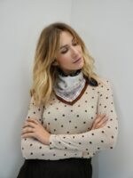 Top Fin à Pois – Douceur Cachemire & Élégance Intemporelle – Image 7