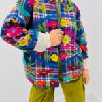 Gilet brodé folk multicolore – L’éclat authentique en 100% coton