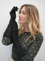 Gants Longs en Suédine – Élégance Douce & Style Chic d’Hiver – Image 3