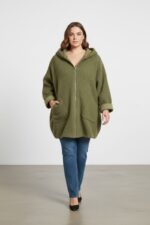 Veste teddy zippée beige – Douceur cocoon & coupe oversize chic – Image 5